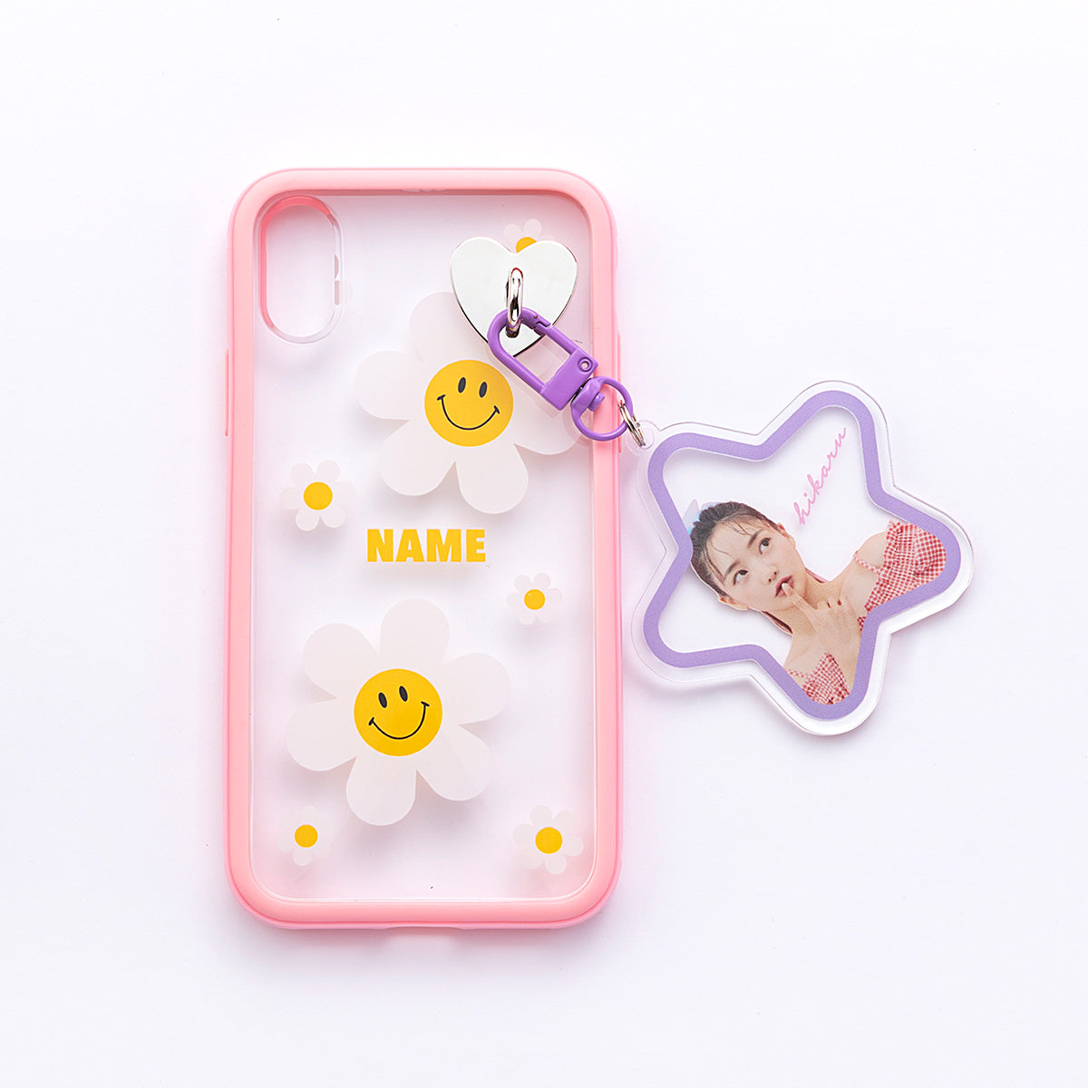 【セミオーダー】1150円〜︴スマホキーリングハンガー_butterfly セミオーダー】1150円〜︴スマホキーリングハンガー_butterfly